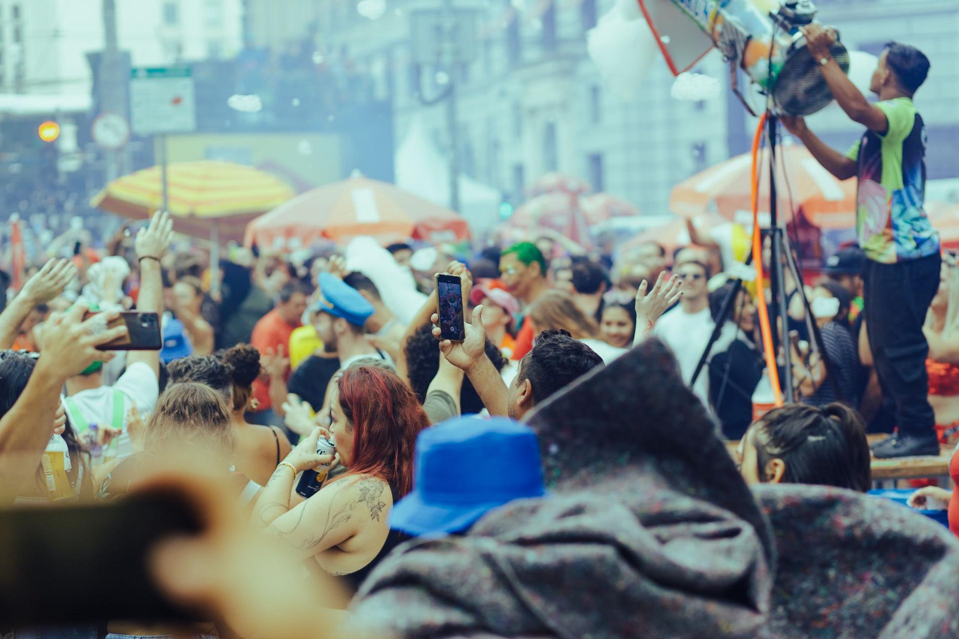 Festival crowd at a +27 Events production